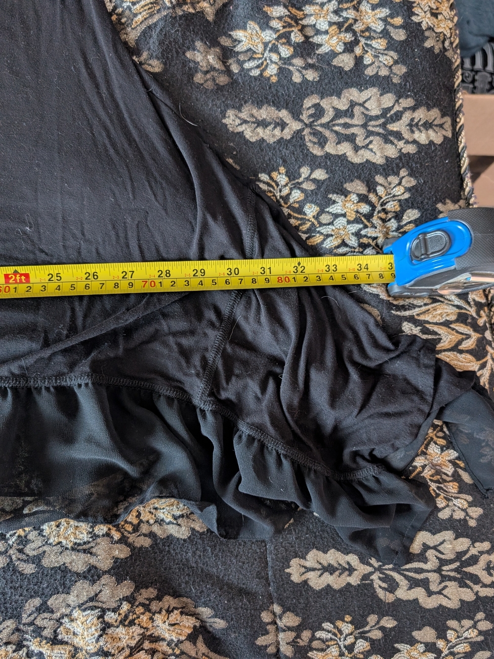 Addition Elle Black Ruffle-Hem Dress - Picture 6 of 7